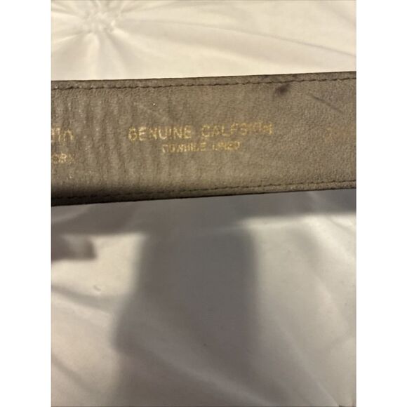 Pierre Cardin Authentic Vintage Solid Black Calfskin Leather Belt 38 / 95 Spain main image 4